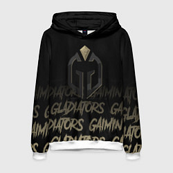 Толстовка-худи мужская Gaimin Gladiators style, цвет: 3D-белый