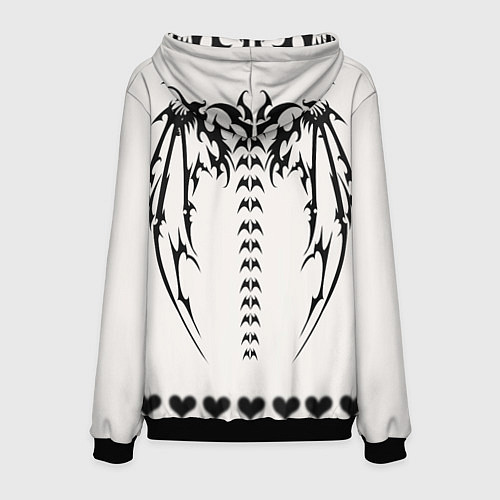 Мужская толстовка Lunamore white / 3D-Черный – фото 2