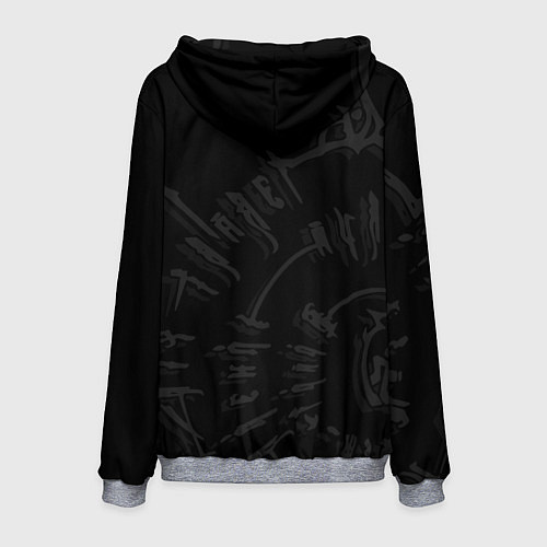 Мужская толстовка Карлах в костюме зайки - baldurs gate / 3D-Меланж – фото 2