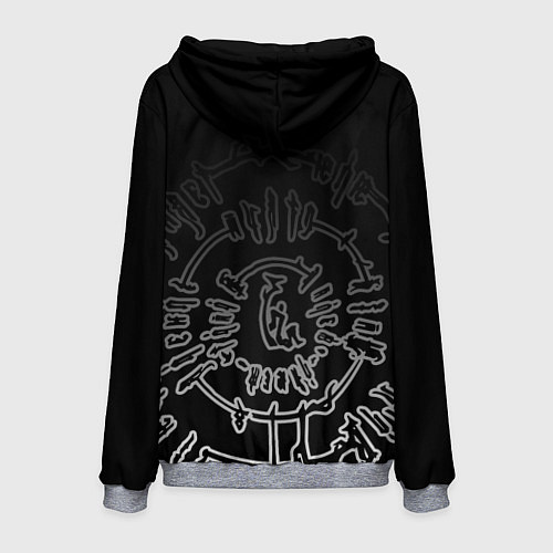 Мужская толстовка Shadowheart - серебрянные волосы Baldur’s Gate / 3D-Меланж – фото 2