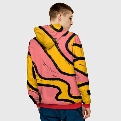 Мужская толстовка Аня Форджер лицо / 3D-Красный – фото 4