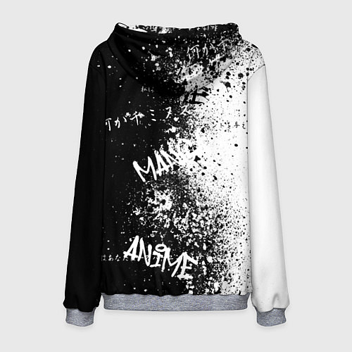 Мужская толстовка Фрирен в купальнике / 3D-Меланж – фото 2