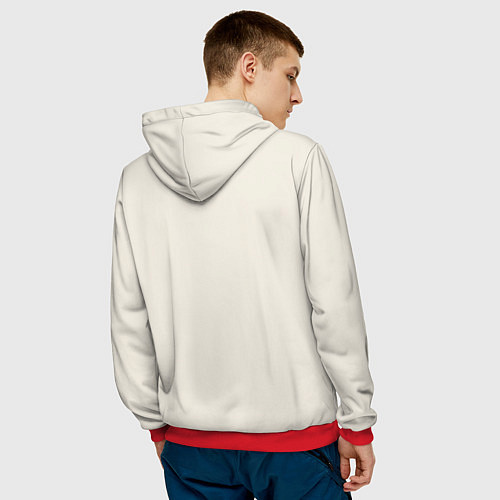 Мужская толстовка Летать всегда! / 3D-Красный – фото 4