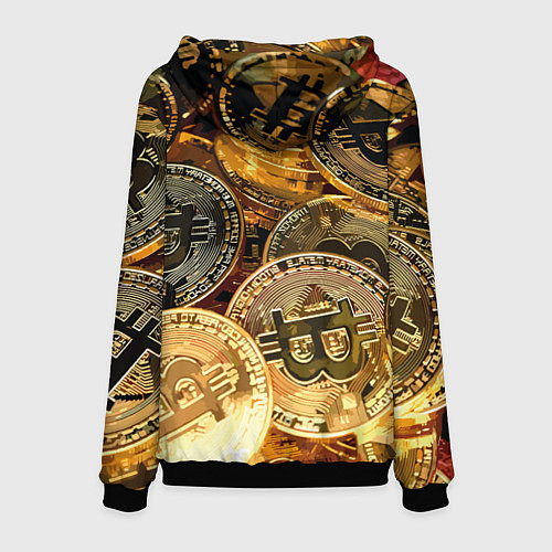 Мужская толстовка Золото цифровой эры / 3D-Черный – фото 2