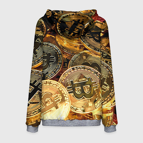 Мужская толстовка Золото цифровой эры / 3D-Меланж – фото 2