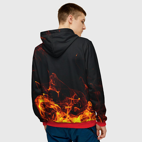 Мужская толстовка Dero Goi Oomph / 3D-Красный – фото 4