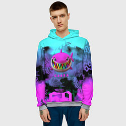 Толстовка-худи мужская 6ix9ine neon, цвет: 3D-меланж — фото 2