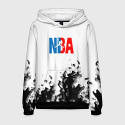 Толстовка-худи мужская Basketball краски, цвет: 3D-черный