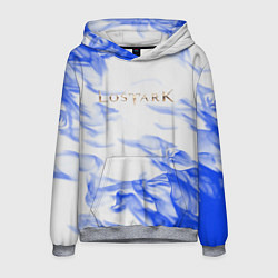 Толстовка-худи мужская Lostark flame blue, цвет: 3D-меланж