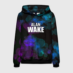 Толстовка-худи мужская Alan wake текстура, цвет: 3D-черный