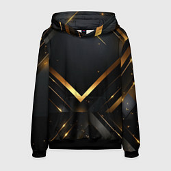 Мужская толстовка Gold luxury black abstract