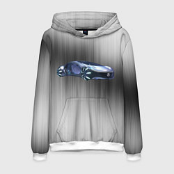 Толстовка-худи мужская Mercedes-benz AVTR, цвет: 3D-белый