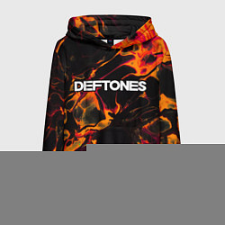 Толстовка-худи мужская Deftones red lava, цвет: 3D-черный