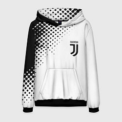 Толстовка-худи мужская Juventus sport black geometry, цвет: 3D-черный