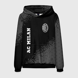 Мужская толстовка AC Milan sport на темном фоне вертикально