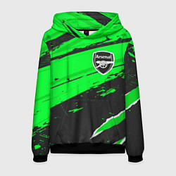 Толстовка-худи мужская Arsenal sport green, цвет: 3D-черный