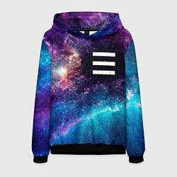 Толстовка-худи мужская OneRepublic space rock, цвет: 3D-черный