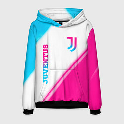 Мужская толстовка Juventus neon gradient style вертикально