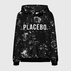 Толстовка-худи мужская Placebo black ice, цвет: 3D-черный