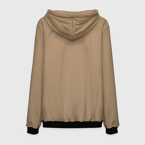 Мужская толстовка Силуэт кошки мяу / 3D-Черный – фото 2