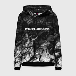 Толстовка-худи мужская Imagine Dragons black graphite, цвет: 3D-черный