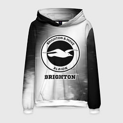 Толстовка-худи мужская Brighton sport на светлом фоне, цвет: 3D-белый