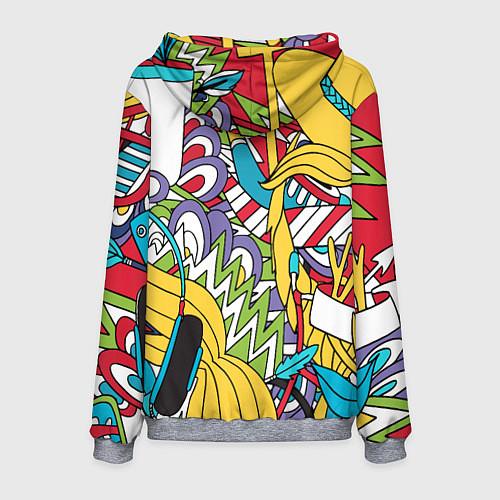 Мужская толстовка Летние мотивы / 3D-Меланж – фото 2