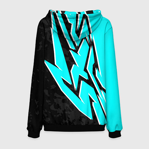 Мужская толстовка Mint graffiti / 3D-Черный – фото 2
