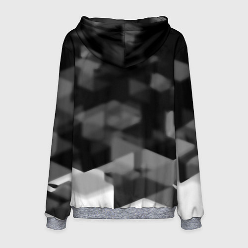 Мужская толстовка Juventus geometry fc / 3D-Меланж – фото 2