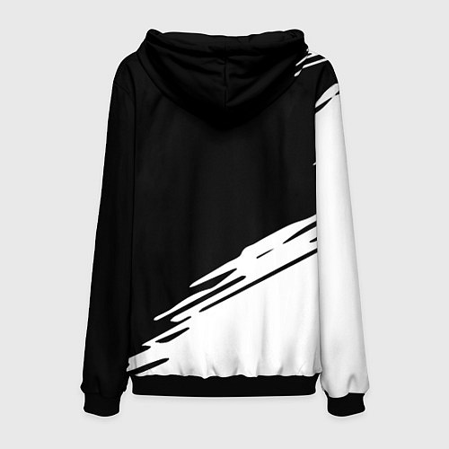 Мужская толстовка BMW краски спорт текстура / 3D-Черный – фото 2