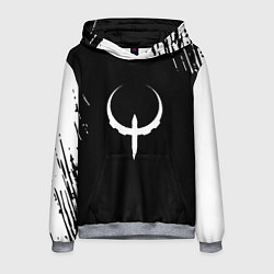 Толстовка-худи мужская Quake штрихи красок, цвет: 3D-меланж