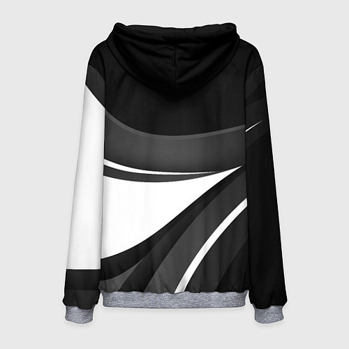 Мужская толстовка BMW M - монохромный / 3D-Меланж – фото 2