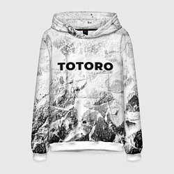 Толстовка-худи мужская Totoro white graphite, цвет: 3D-белый