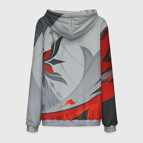 Мужская толстовка Arlecchino Genshin Impact / 3D-Меланж – фото 2