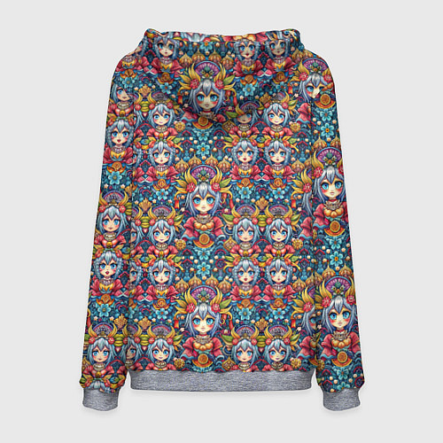 Мужская толстовка Аниме персонаж паттерн / 3D-Меланж – фото 2