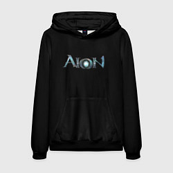 Толстовка-худи мужская AION logo, цвет: 3D-черный