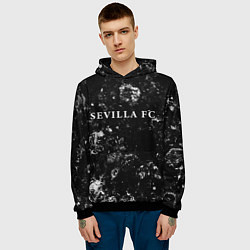Толстовка-худи мужская Sevilla black ice, цвет: 3D-черный — фото 2