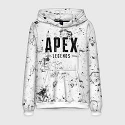 Толстовка-худи мужская Apex Legends dirty ice, цвет: 3D-белый