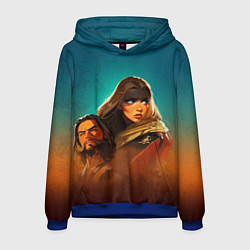 Толстовка-худи мужская Фуриоса - Безумный Макс, цвет: 3D-синий