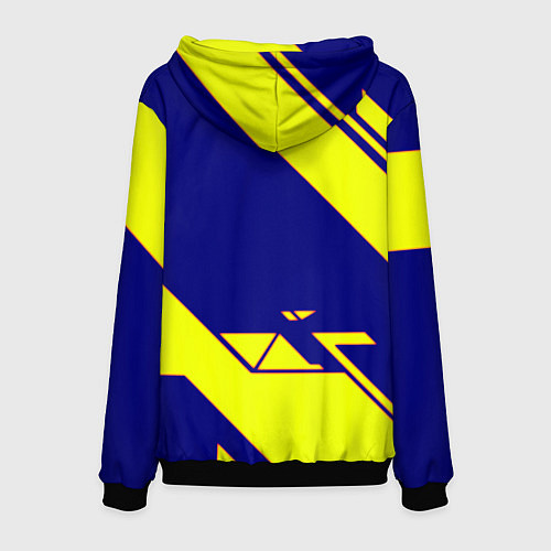 Мужская толстовка Fallout film geometry / 3D-Черный – фото 2