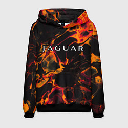 Толстовка-худи мужская Jaguar red lava, цвет: 3D-черный