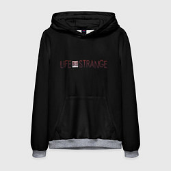Толстовка-худи мужская Life is strange logo, цвет: 3D-меланж