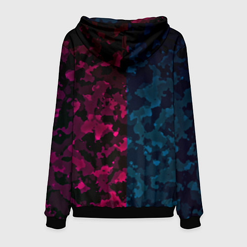 Мужская толстовка PUBG camo texture / 3D-Черный – фото 2