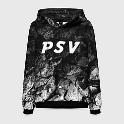 Толстовка-худи мужская PSV black graphite, цвет: 3D-черный