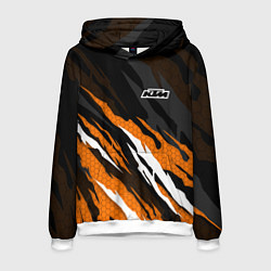 Мужская толстовка KTM - Рваный гексагон