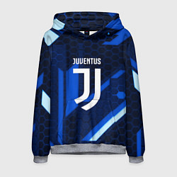 Толстовка-худи мужская Juventus sport geometry steel, цвет: 3D-меланж