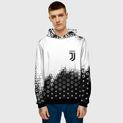 Толстовка-худи мужская Juventus sport steel, цвет: 3D-черный — фото 2