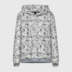 Толстовка-худи мужская Расслабься и веселись, цвет: 3D-меланж