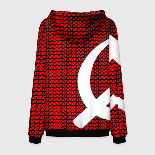 Мужская толстовка РФ стиль СССР / 3D-Черный – фото 2