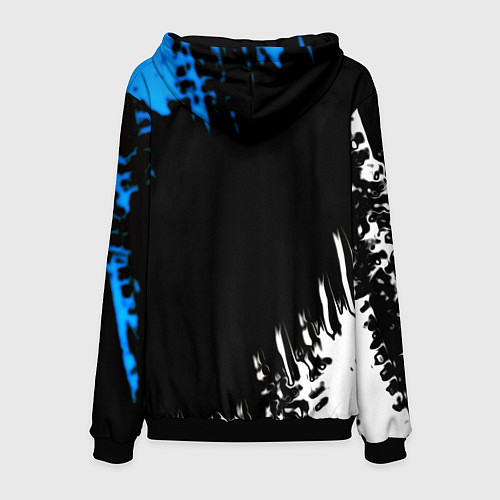 Мужская толстовка Rust краски текстура штрихи / 3D-Черный – фото 2